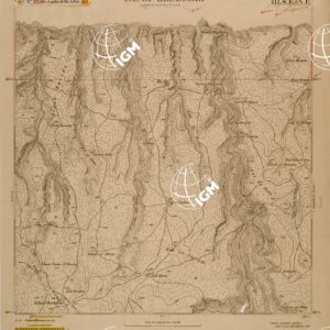CARTA DELLA LIBIA FOGLIO 1390 III SE NE ZAUIA GREBERBI