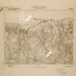 CARTA DELLA LIBIA FOGLIO 1391 I SE MARSA SUSA