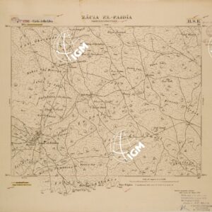 CARTA DELLA LIBIA FOGLIO 1391  II SE ZAUIA EL FAIDIA