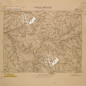 CARTA DELLA LIBIA FOGLIO 1391  III  SO ZAUIA GFONTA