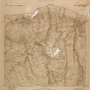 CARTA DELLA LIBIA FOGLIO 1391  IV SE NE  RAS AAMER
