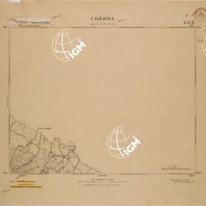 CARTA DELLA LIBIA FOGLIO 1392 I SE  CHERSA