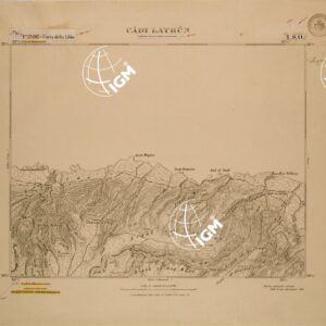 CARTA DELLA LIBIA FOGLIO 1392 I SO UADI LATRUN