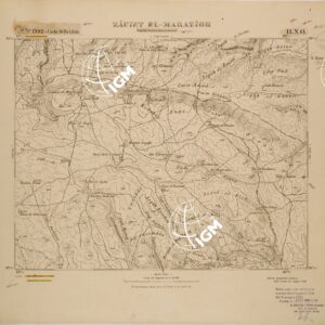 CARTA DELLA LIBIA FOGLIO 1392 II NO  ZAUIET EL MARAZIGH