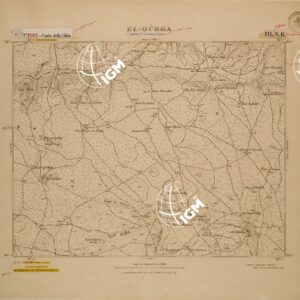 CARTA DELLA LIBIA FOGLIO 1392 III NE  EL GUBBA
