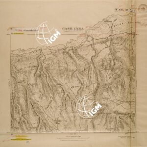 CARTA DELLA LIBIA FOGLIO 1392 IV SO IV NO  GASR IARA