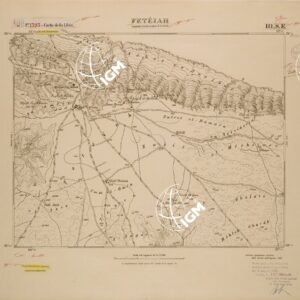 CARTA DELLA LIBIA FOGLIO 1393 III SE  FETEIAH