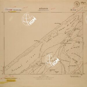 CARTA DELLA LIBIA FOGLIO 1488 II NE BERSIS