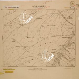 CARTA DELLA LIBIA FOGLIO 1488 II SE  SIDI OMRAN