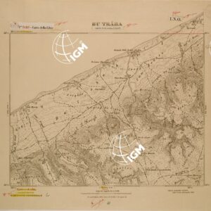 CARTA DELLA LIBIA FOGLIO 1489  I NO  BU TRABA