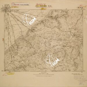 CARTA DELLA LIBIA FOGLIO 1489  II NE  EL MERG SE BARCE