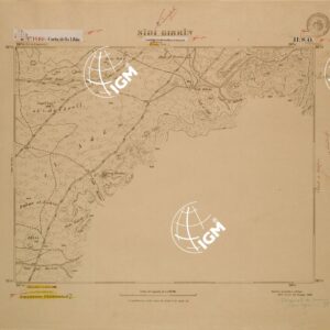 CARTA DELLA LIBIA FOGLIO 1489  II SO SIDI GIBRIN