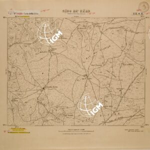 CARTA DELLA LIBIA FOGLIO 1489  III SE SIDI BU ZEID