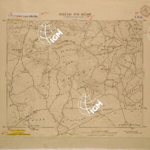 CARTA DELLA LIBIA FOGLIO 1490  I SO  GSEIR ER RIAH
