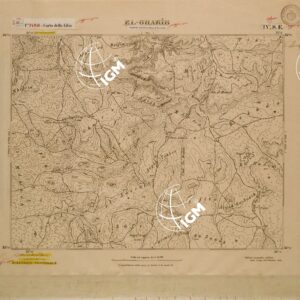 CARTA DELLA LIBIA FOGLIO 1490  IV  SE   EL GHARIB