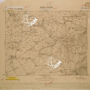 CARTA DELLA LIBIA FOGLIO 1490  IV  NO   SIDI SAID