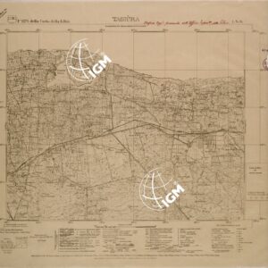 CARTA DELLA LIBIA FOGLIO 1374  I SO TAGIURA