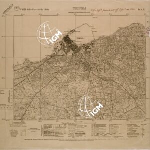 CARTA DELLA LIBIA FOGLIO 1374  IV SE  TRIPOLI