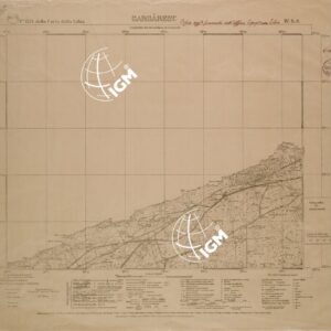 CARTA DELLA LIBIA FOGLIO 1374  IV SO  GARGARESC