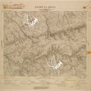 CARTA DELLA LIBIA - FOGLIO 1391 III - ZAUIET EL BEIDA