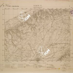 CARTA DELLA LIBIA - FOGLIO 1489 I - BARCE N