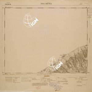 CARTA TEMATICA  DELLA CIRENAICA (QUALITA' DEI POZZI DELLE COLTURE E DEI TERRENI)   TOLMETA  II
