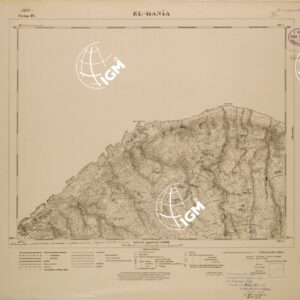 CARTA TEMATICA  DELLA CIRENAICA (QUALITA' DEI POZZI DELLE COLTURE E DEI TERRENI)  EL HANIA