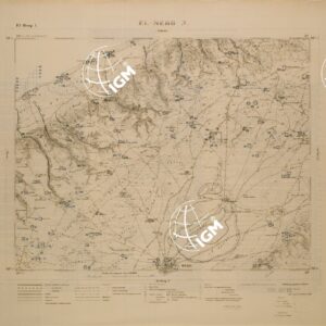 CARTA TEMATICA  DELLA CIRENAICA (QUALITA' DEI POZZI DELLE COLTURE E DEI TERRENI)  EL MERG N