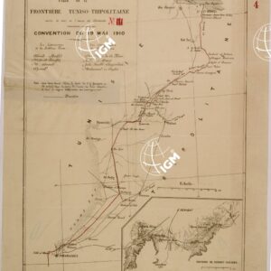 TRACE' DE LA FRONTIERE - TUNISO-TRIPOLITAINE.