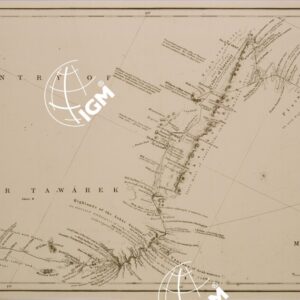MAP OF THE ROUTE FROM MURZUK TO WADY FALE' - FOGLIO 3.