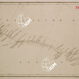 MAP OF THE ROUTE FROM MURZUK TO WADY FALE' - FOGLIO 4.