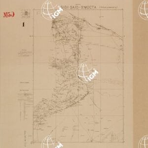 TRIPOLITANIA - SIDI SAID S.CA MOCTA - FOGLIO 1.