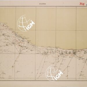 SCHIZZO DIMOSTRATIVO DELLA TRIPOLITANIA NORD-OCCIDENTALE - ZUARA.