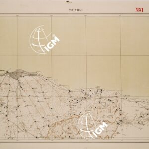 SCHIZZO DIMOSTRATIVO DELLA TRIPOLITANIA NORD-OCCIDENTALE - TRIPOLI.