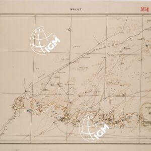 SHIZZO DIMOSTRATIVO DELLA TRIPOLITANIA NORD-OCCIDENTALE - NALUT.