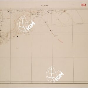 SCHIZZO DIMOSTRATIVO DELLA TRIPOLITANIA NORD-OCCIDENTALE - GARIAN.