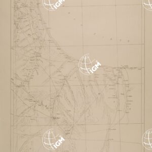 SCHIZZO DIMOSTRATIVO DELLA TRIPOLITANIA SETTENTRIONALE - SIRTE-BU NGEIM - FOGLIO VI.