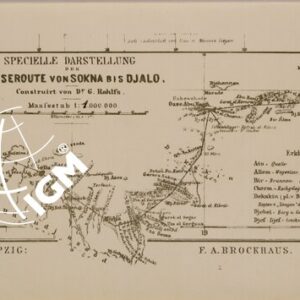 SPECIELLE DARSTELLUNG DER REISEROUTE VON SOKNA BIS DJALO.