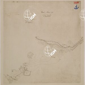 RILIEVO DELLA ZONA INTERESSANTE LA CONDOTTURA D'ACQUA RUMIA-JEFREN - FOGLIO 1.