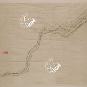 RILIEVO DELLA ZONA INTERESSANTE LA CONDUTTURA D'ACQUA RUMIA-JEFREN - FOGLIO 2.