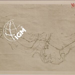 RILIEVO CONDUTTURA DELLA ZONA INTERESSANTE LA CONDUTTURA D'ACQUA RUMIA-JEFREN - FOGLIO 5.