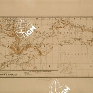CARTA DIMOSTRATIVA DELLA TRIPOLITANIA E CIRENAICA.