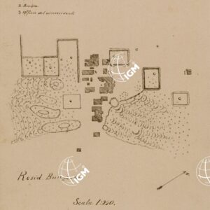 PIANTA DEL PAESE DI BUNGEIM CON L'OASI.