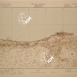 CARTA DELLA TRIPOLITANIA - TRIPOLI - FOGLIO 2.