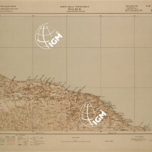 CARTA DELLA TRIPOLITANIA - HOMS - FOGLIO 3.