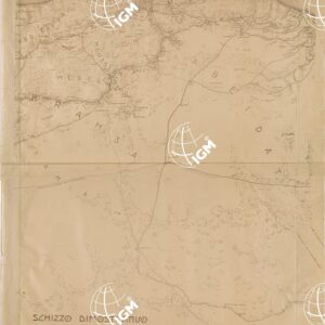 SCHIZZO DIMOSTRATIVO DELLA CIRENAICA - FOGLIO II MARSA-SUSA.