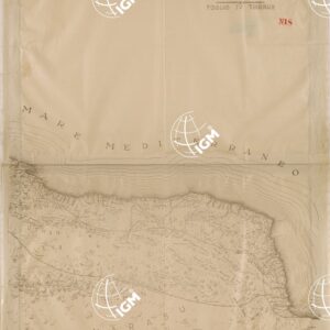 SCHIZZO DIMOSTRATIVO DELLA CIRENAICA - FOGLIO IV TOBRUK.