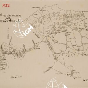 SCHIZZO DIMOSTRATIVO DELLA CIRENAICA CENTALE.