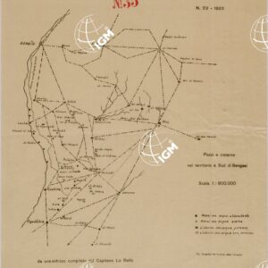 POZZI E CISTERNE A SUD DI BENGASI.