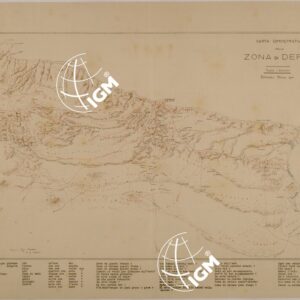 CARTA DIMOSTRATIVA DELLA ZONA DI DERNA.